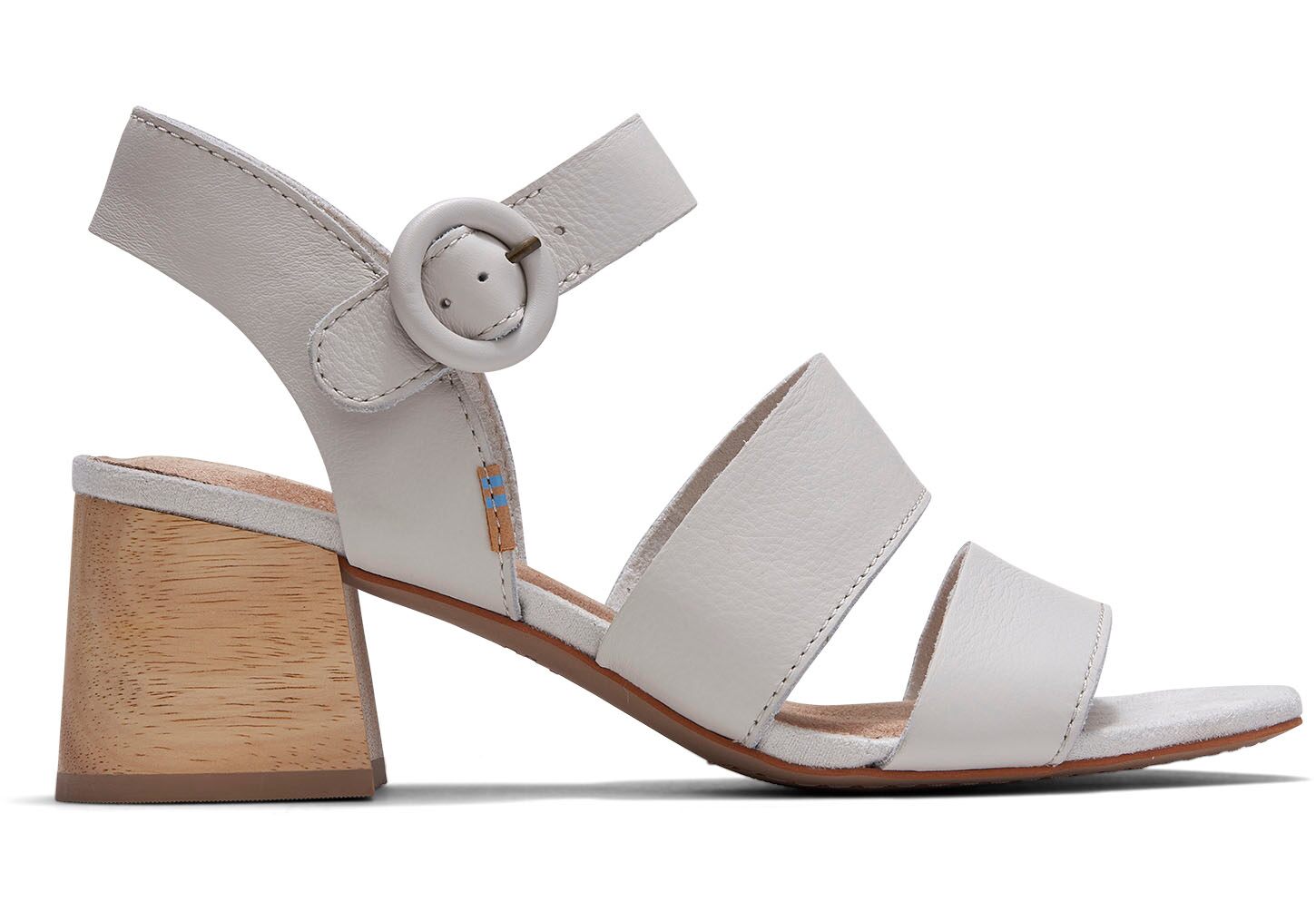 Toms Grace Soft Leather - Womens Sandals - White - NZ - 579463YKG